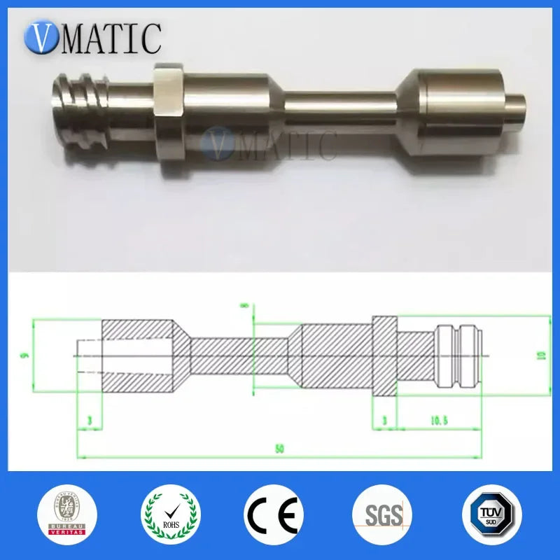 Free Shipping ASM Glue Dispensing Metal Needle Adapter ASM898 838 Dispense Syringe Needle Converter