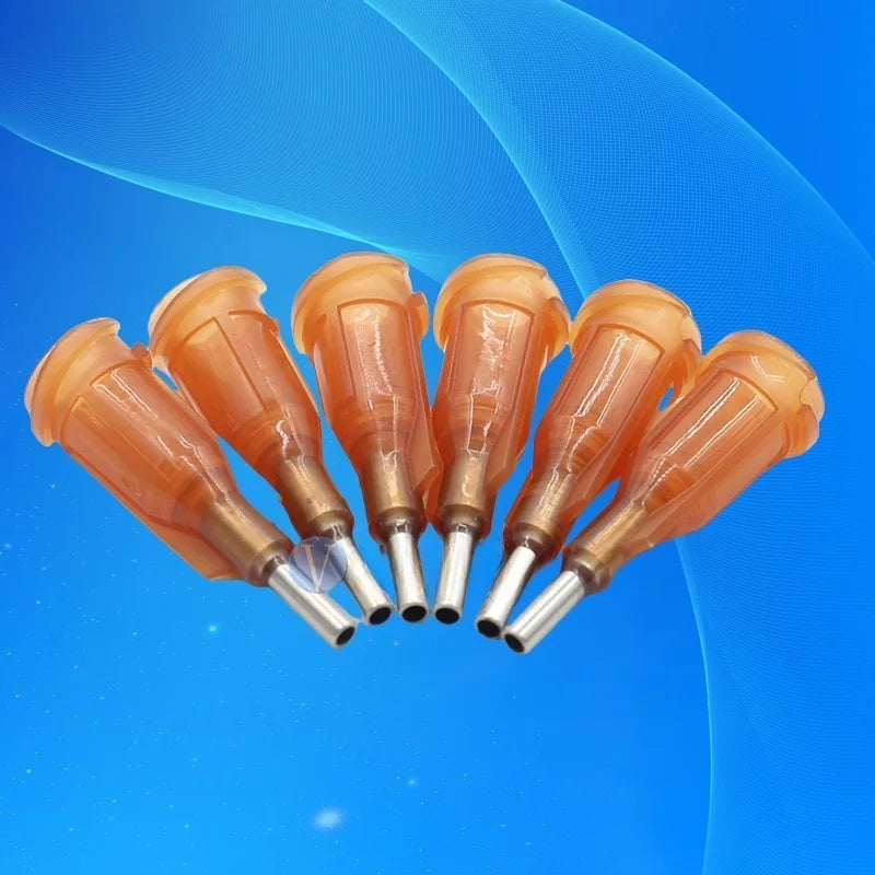 High Quality 100Pcs 15G 1/4 Inch Dispensing Glue Gun Needle Tip