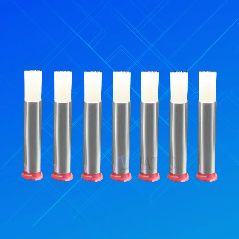 25G 6mm Double Screw Thread Glue Dispensing Needle with EFD Soft Brush - Round Mouth Design (Free Shipping)