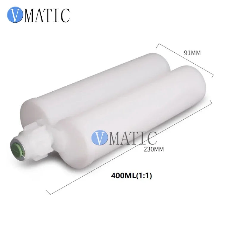 Free Shipping High Quality 200 345 400 450 600 Ml Dual Epoxy Cartridge 1:1 2:1 10:1 Ratio Air Compressor Pipe With Pistons & Cap