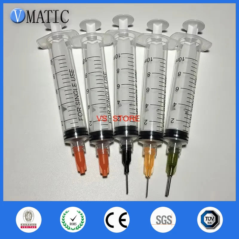 Free Shipping SMT Solder Paste Adhesive Fluid Glue Liquid Dispenser Syringe Needle Tips