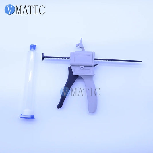 Free Shipping New Silicone Rubber Impression Glue Dispenser Dispensing Caulking Gun 30ml/cc With Plastic Syringe Cartridge