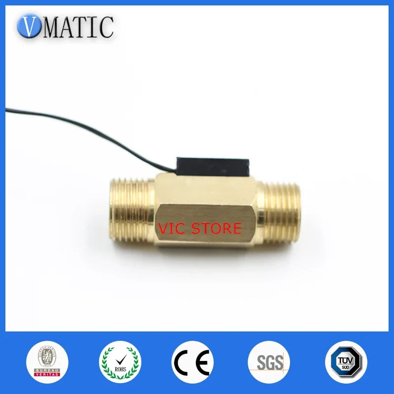 Free Shipping VC2260 Electronic Fuel Sensor Housing Brass Water Flow Control Switch
