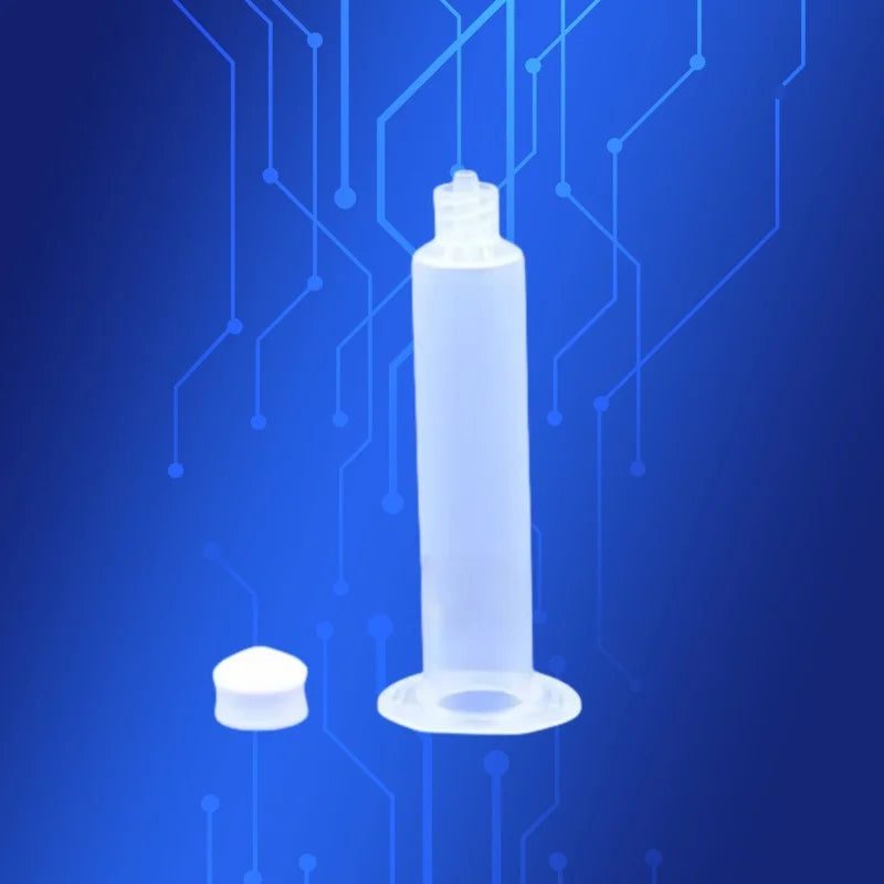 ‌10pcs 10ml Industrial Pneumatic Syringe Kit | Air-Operated LDPE Dispenser with Piston for Solder/Epoxy Free Shipping‌