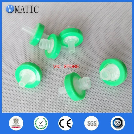 ‌0.22μm Chemical-Resistant Syringe Filter | 13mm PTFE Membrane for Organic Solvent & HPLC Sample Prep (100-Pcs)‌