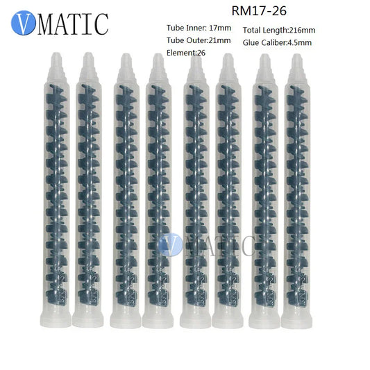 High Quality Resin Dynamic Mixer RM 17-26 Mixing Nozzles Plastic Round End Static Mixer Tube