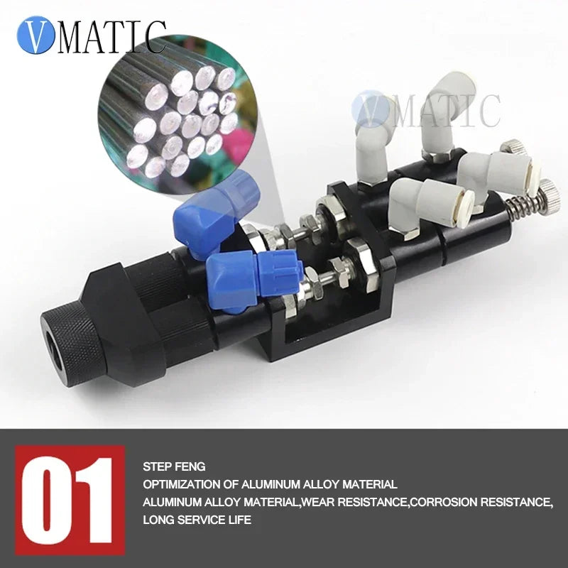 Free Shipping Needle Off Double Acting Ab Glue Dispenser Pneumatic Control Fluid Dispensing Valves