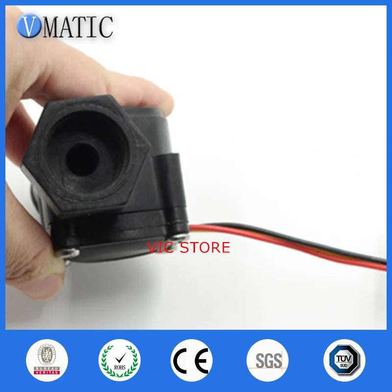 Free Shipping VCA168-3 New Design Oil Oem G1/2 Plastic Water Flow Meter Sensor