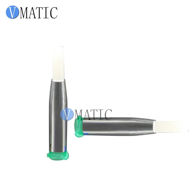 Free Shipping 18G Dispensing Needle Brush Double Screw Thread Needles EFD Soft Brush Needle Round Dia 4mm Glue Dispenser Brush