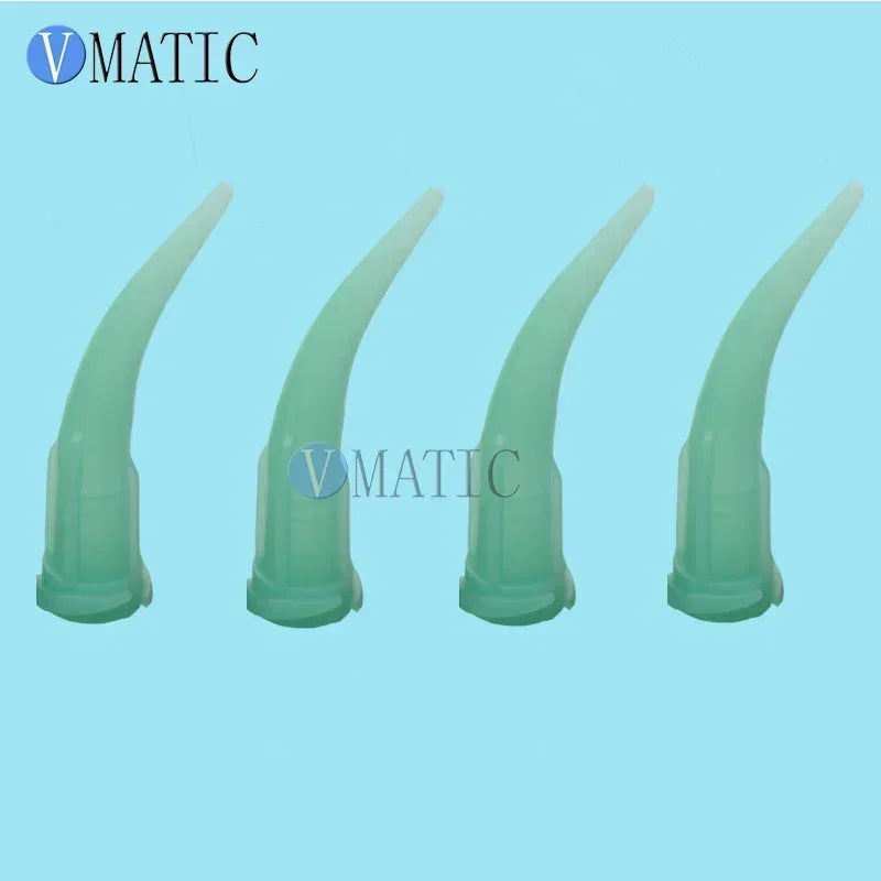 20G Angled Dispensing Tips | 45° Curved Luer Lock Needles for Cosmetic Glue (100pcs）