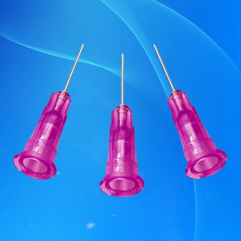 ‌24G Passivated Stainless Steel Dispensing Needles 0.5" | PP Safetylok Hub / Electronics Free Shipping‌