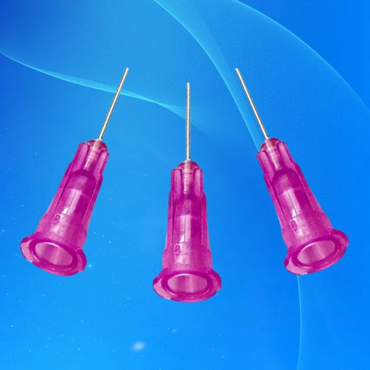 ‌24G Passivated Stainless Steel Dispensing Needles 0.5" | PP Safetylok Hub / Electronics Free Shipping‌