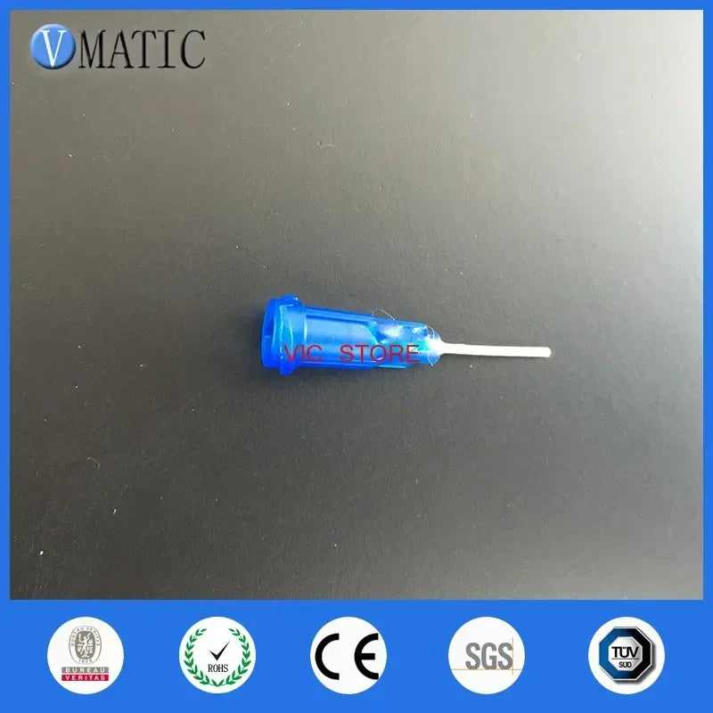 ‌22G(0.71mm) Flexible PP Dispensing Needles | 12.7mm(0.5") Color-Coded Tips for UV Adhesive & Silicone (100pcs Sterile Pack)‌
