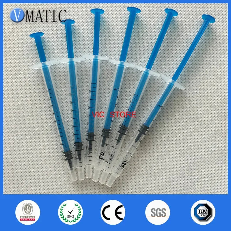 Free Shipping 1ml Glue Dispensing Plastic Liquid Dispensing Syringe Industrial Plastic Manual Syringe 1cc
