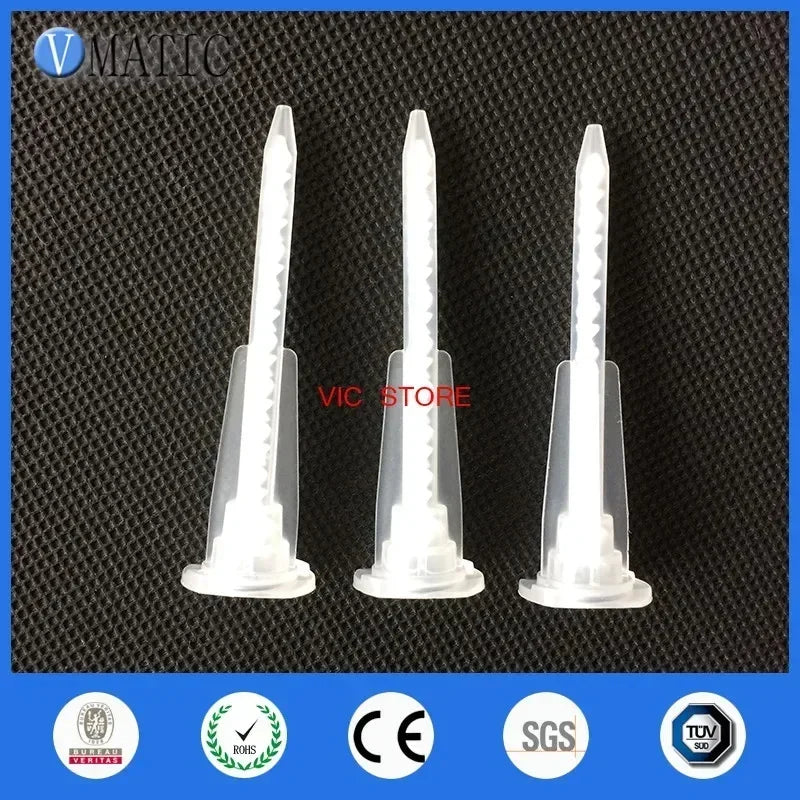 ‌100pcs MA3.0-17S Static Mixer Nozzles 3mm | High-Viscosity Resin Mixing Tips for Two-Part Epoxy/Silicone/Adhesive (Bulk Industr
