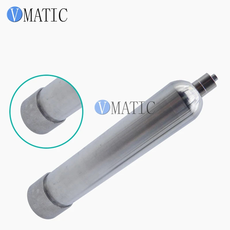 Free Shipping 30cc 30ml Corrosion Resistant Stainless Steel Cones Metal Dispensing Pneumatic Syringe
