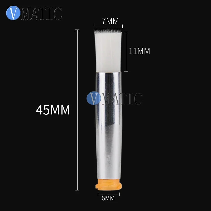 Free Shipping Glue Dispense Round Dia 7mm Screw Thread EFD Soft Needle Brush