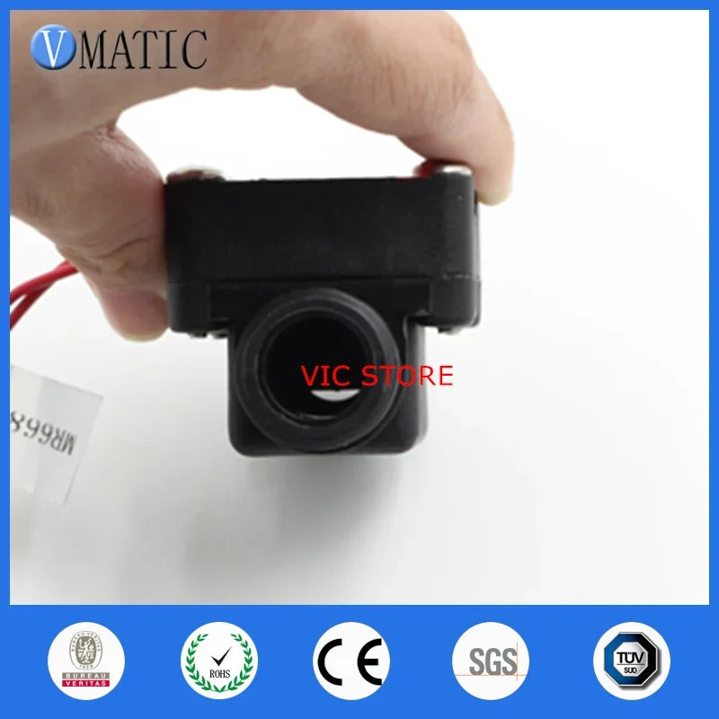 Free Shipping VC668 Pp Dispenser G1/2 Liquid Plastic Outer Thread Bsp Electronic Water Flow Switch Magnetic Sensor
