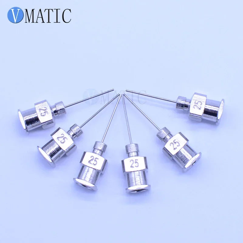 Free Shipping 12Pcs 0.5'' Tip Length 25G Stainless Steel Tips 1/2 Inch