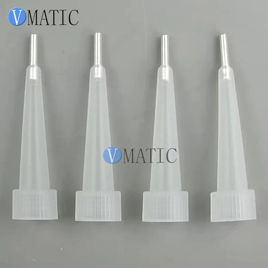 Internal Thread Plastic Dispensing Nozzle - Thickened Conical Nozzle for Marking Adhesive, Extended Design