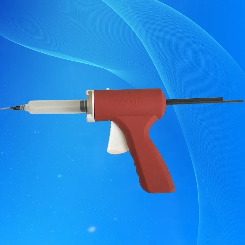 Free Shipping 5cc 5ml Plastic Soldering Flux Syringe Caulking Gun For Green Oil
