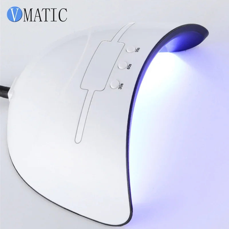 Free Shipping 36W UV LED Nail Lamp Dryer for Gel Polish, Gustala Gel Nail Lamps Dual Light Source LEDs, 3 Timer Setting