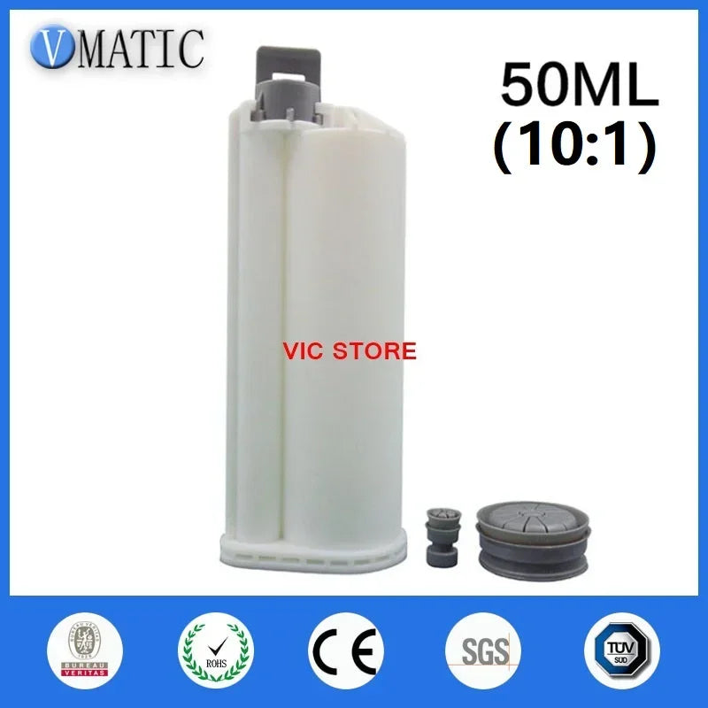 Free Shipping Hot Sale 2 Pcs Pro Dental Impression Cartridge 50ml 50cc 10:1 Ratio For Dispensing Gun