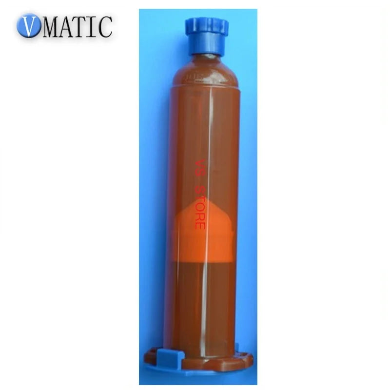 Free Shipping 10Pcs/Lot 55ml/Cc Loca UV Glue Pneumatic Syringes (Without Glue Inside) Dispensing Syringes With Piston & Stopper