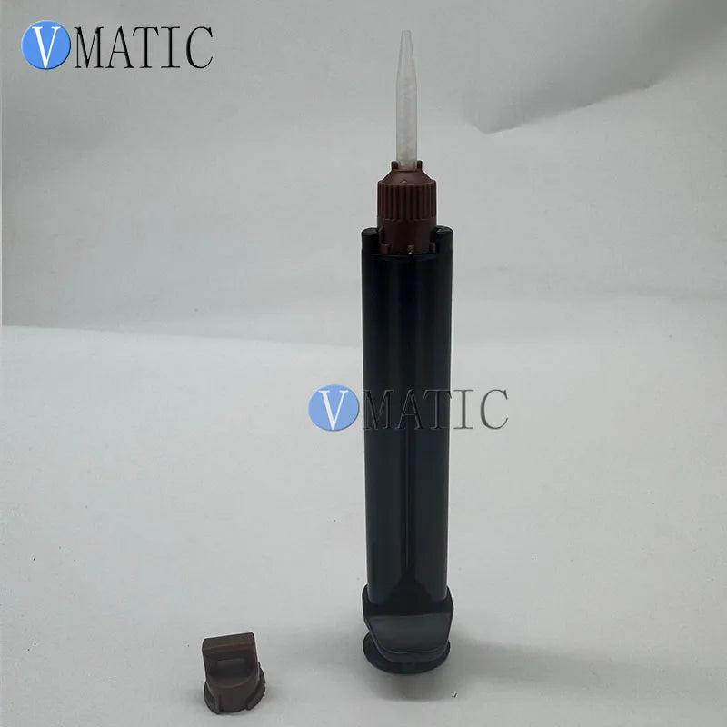 3ml Dual-Chamber AB Epoxy Dispenser | 5ml 1:1 Auto-Mixing Cartridge + Static Nozzle | Industrial-Grade Leakproof Kit | Free Ship