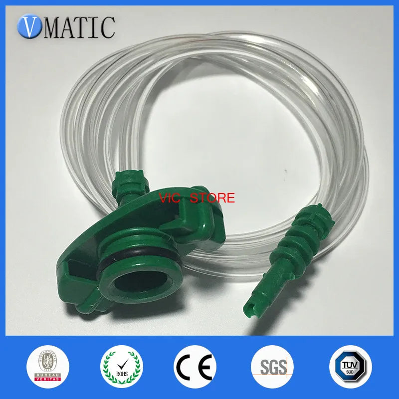 High Quality 5 Sets 10cc 10ml Dispensing Syringe Barrel Adapter Dispenser Syringes Assembly With Needles