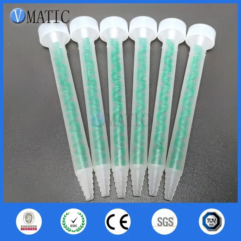 ‌Industrial Static Mixer MR08-12 | 5-Pcs PTFE Mixing Nozzles for AB Glue Free Shipping‌