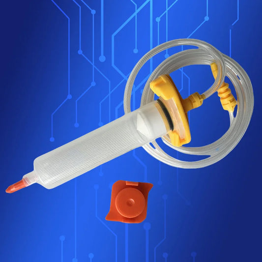 ‌10-Pack 30ml Syringe Kit | Complete Dispenser Set with Adapter & Stopper for Glue/Epoxy/Crafts (Leak-Proof Design)‌