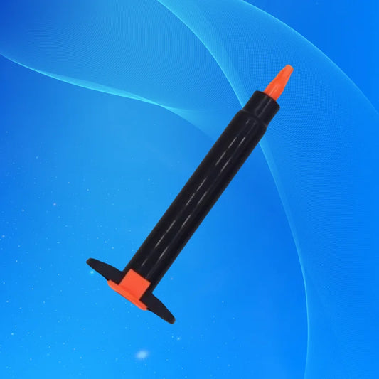 Free Shipping 3cc/ 3ml Black Glue Dispensing Pneumatic Syringe Barrel With Piston & Cover