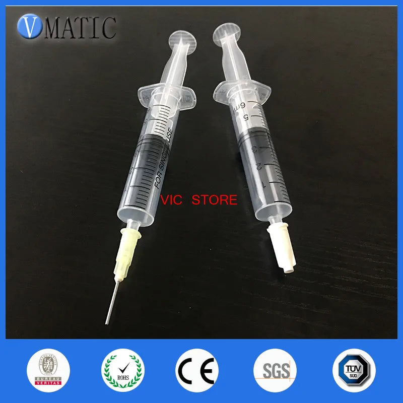 High Quality Non-Sterilized 6Cc/Ml Manual Glue Dispensing Syringe Applicator Glue Dispensing Syringe