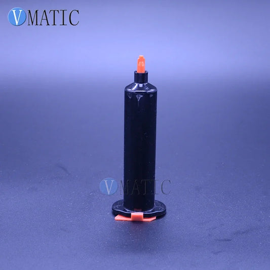 Free Shipping 10cc/ 10ml Black Luer Lock UV Syringe Barrel Set With Orange Cap/ Stopper, Piston &  End Cover