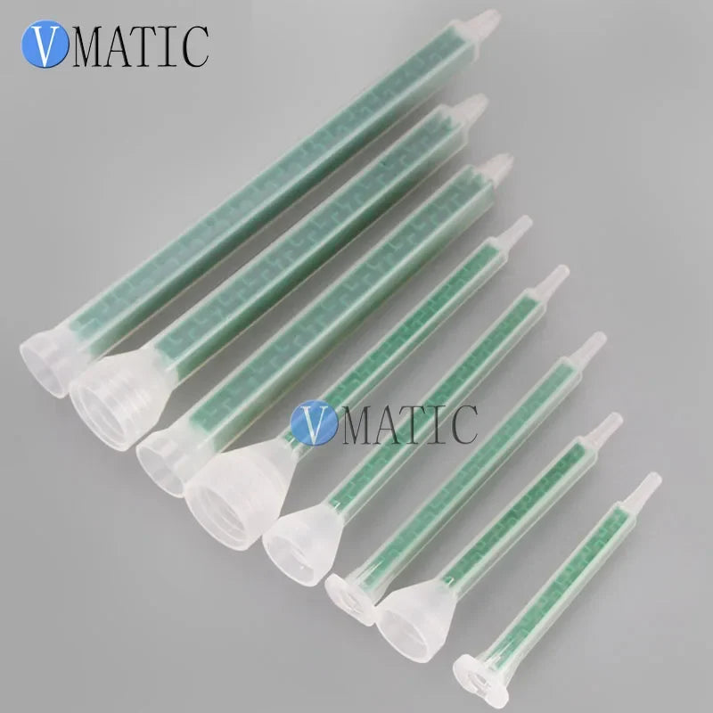 Free Shipping Resin Static Mixer Green Color Square Shape Mixing Nozzles Pipe For Pneumatic Valve