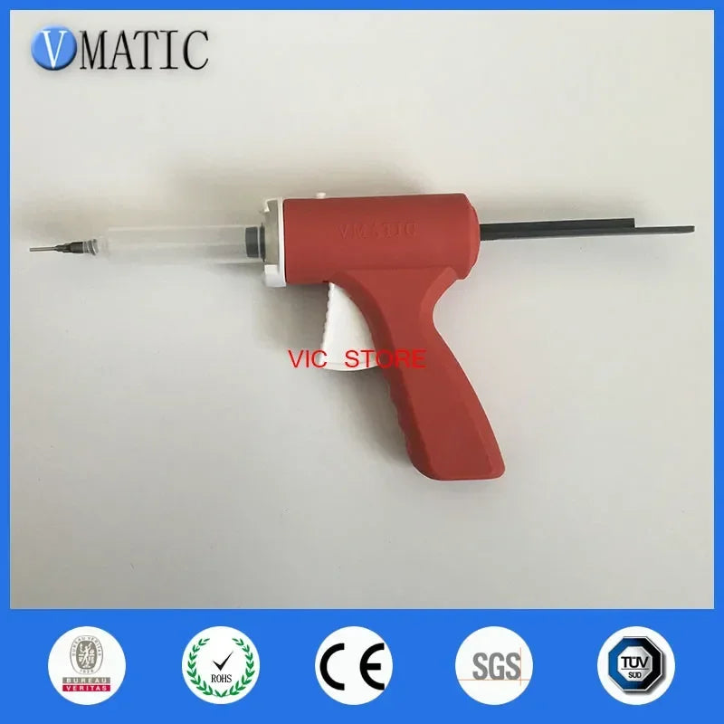 ‌10ml Manual Epoxy Glue Dispenser Gun | Precision Control Tips & Anti-Drip Valve Free Shipping‌