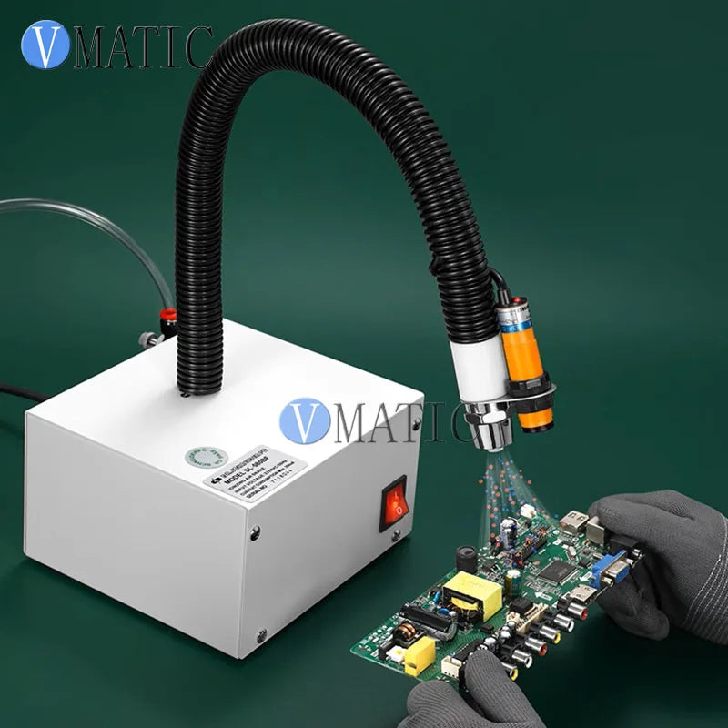 Lnfrared Sensor Ionizing Air Blower Snake - High Pressure Static Eliminator & Dust Removal Gun (Flexible Neck)