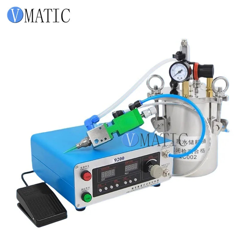 Plunger Valve Precision Digital Control Dispenser Machine for Single Component Adhesives (UV Silicone, Epoxy, White/Yellow Glue)