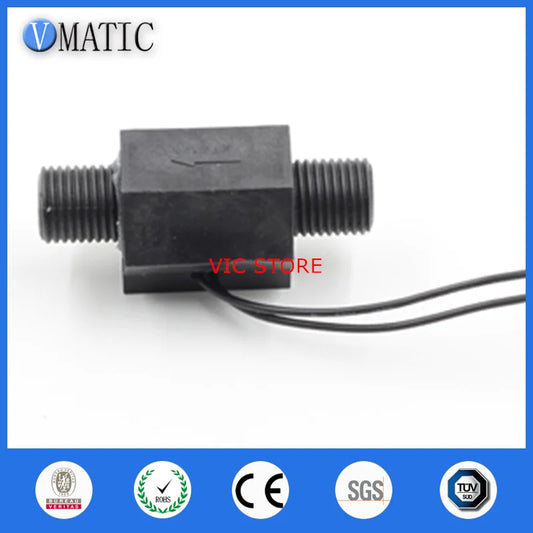 High Quality Electronic Magnetic Sensor Thread VC2253-G1-4 Male Automatic Toilet Flusher Plastic Pipe G1/4 Flow Water Switch