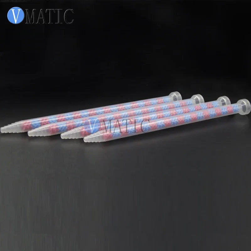 Free Shipping 10pcs GSM9-20 All Purpose Use Glue Dispensing Plastic Nozzle AB Adhesive Mix Tube Static Mixer