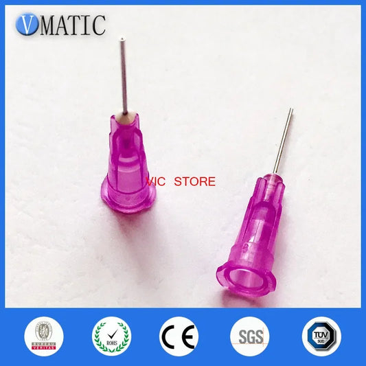 Free Shipping 100pcs 24G 0.5'' 1/2 Inch Syringe Glue / Liquid Dispensing Needle Tips