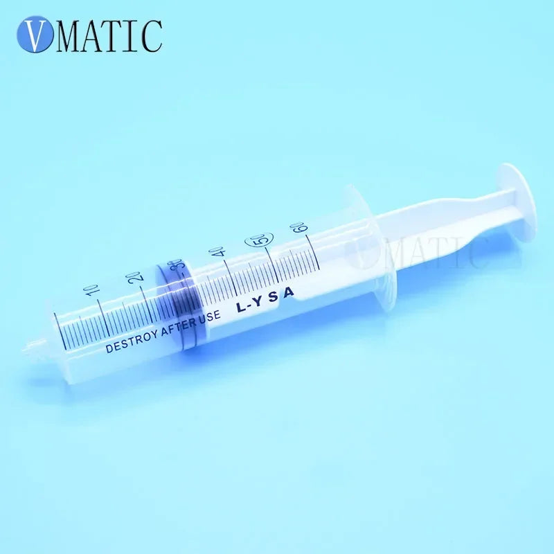 Free Shipping Hot Sale 10Pcs/Set 60ml/cc Glue Dispensing Syringes Liquid Dispenser Manual Syringe