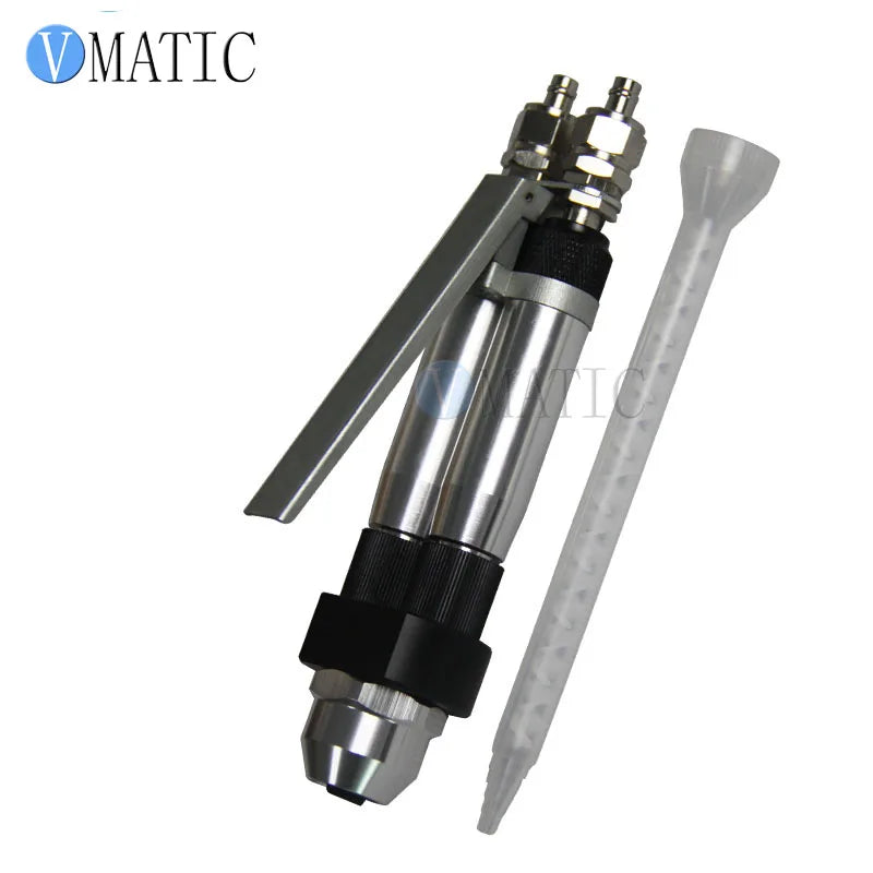 High Quality Ab Component Epoxy Dispensing Valve Pneumatic Flow Control Glue Dispensing Manual Two Liquid Dispensing Valve