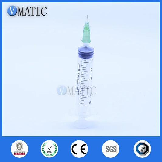 Free Shipping Non Sterilied 6cc 6ml Plastic Manual Syringe (Without Include Any Needle)