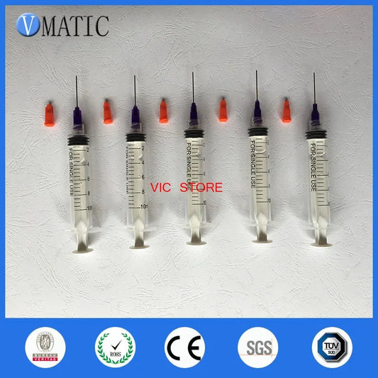 Free Shipping High Precision S.S. Dispensing Tip With Pp Safety Lock Hub 1'' Tube Length 21G Glue Dispenser Syringe Needles