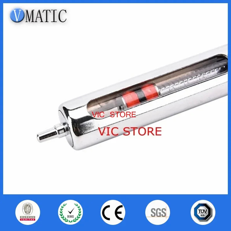 Free Shipping 50cc 50ml Quality Stainless Steel Metal Syringe