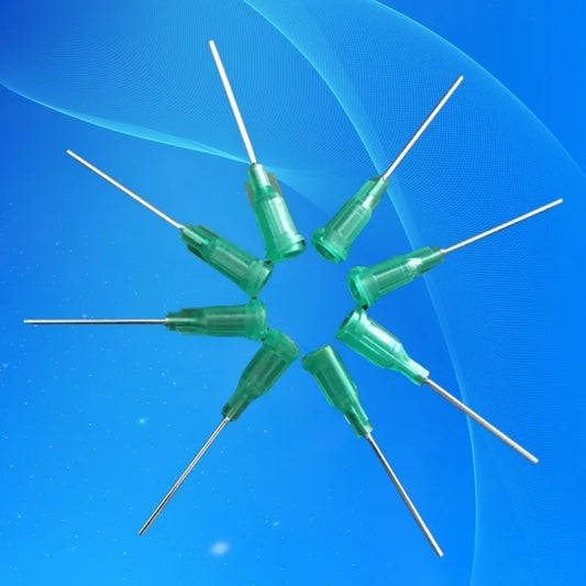 ‌18G 1.5" Industrial Dispensing Needle Tips | Stainless Steel Syringe Needles for Glue/Epoxy/Solder (Bulk Pack)‌