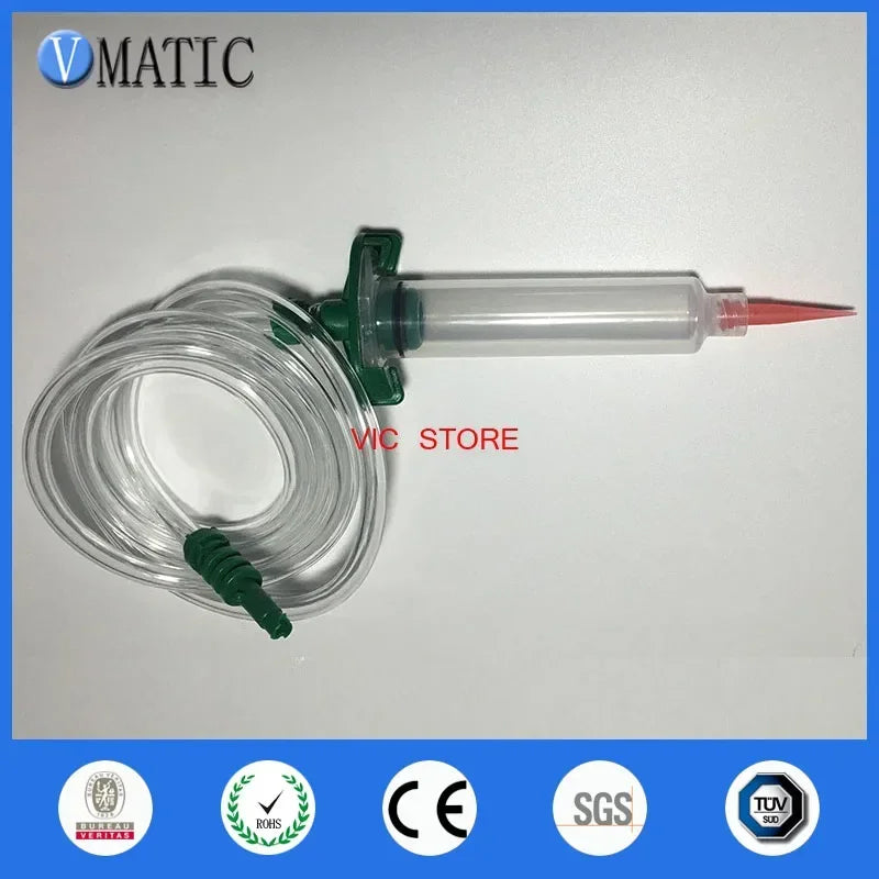 Free Shipping EFD 5Sets Glue Adhesive Fluid Dispensing 3 5 10 30 55 Cc / Ml Pneumatic Syringe Barrel Valve Robot Fitting Adapter
