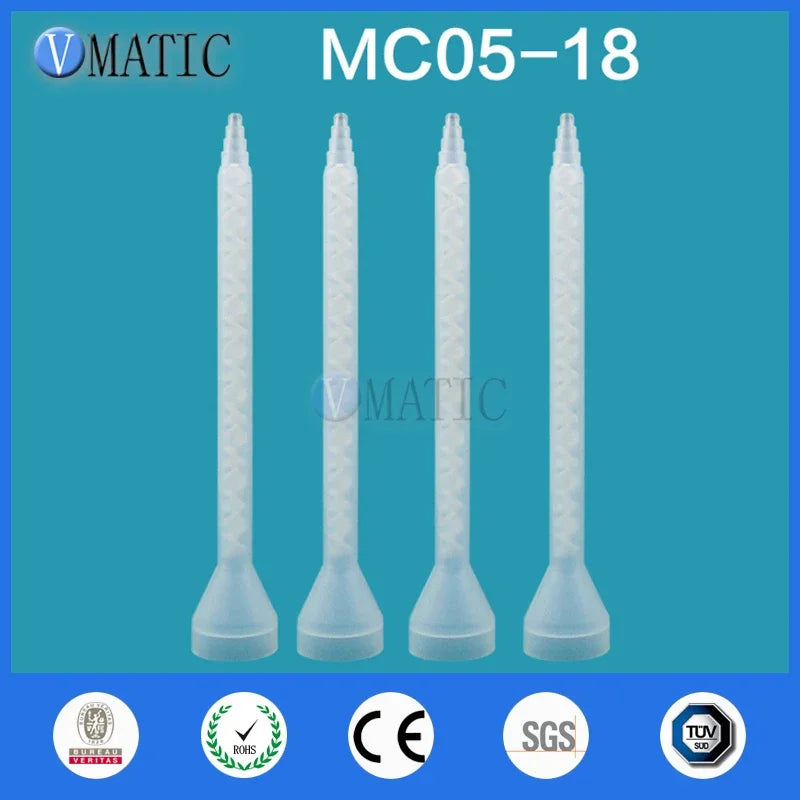 Free Shipping Resin Static Mixer MC05-18 Mixing Nozzles For Duo Pack Epoxies (White Core)